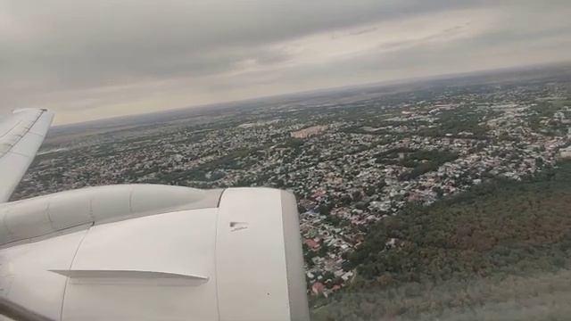 Landing In Almaty Посадка в Алматы Embraer 190-E2 Air Astana