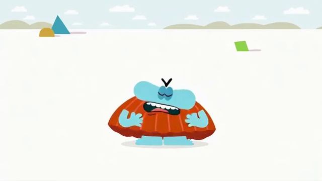 Бодо Бородо ест булочку и гладит себя по животу