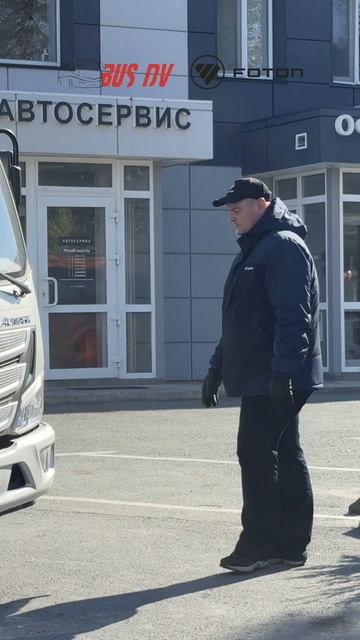 FOTON S85 с КМУ (ч.2) // Кабина