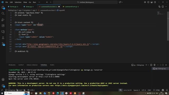 Django / Формы и AJAX