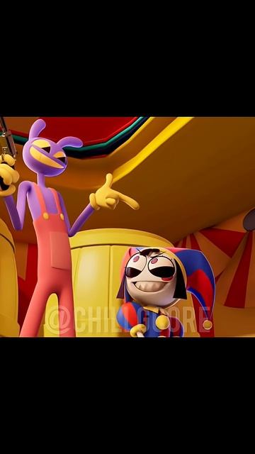 Pomni and Jax #remix #funk #phonkmusic #shortsvideo #thedigitalcircus