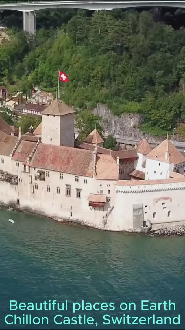 Красивые места Земли - Chillon Castle, Switzerland