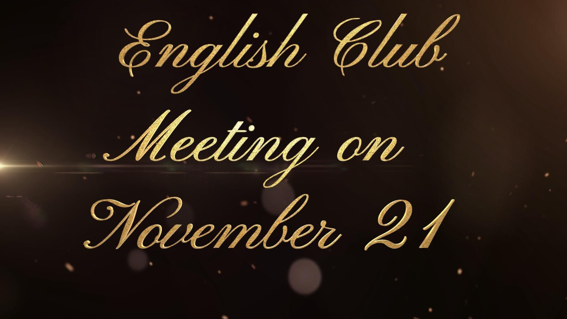 English Club 21.11.2025