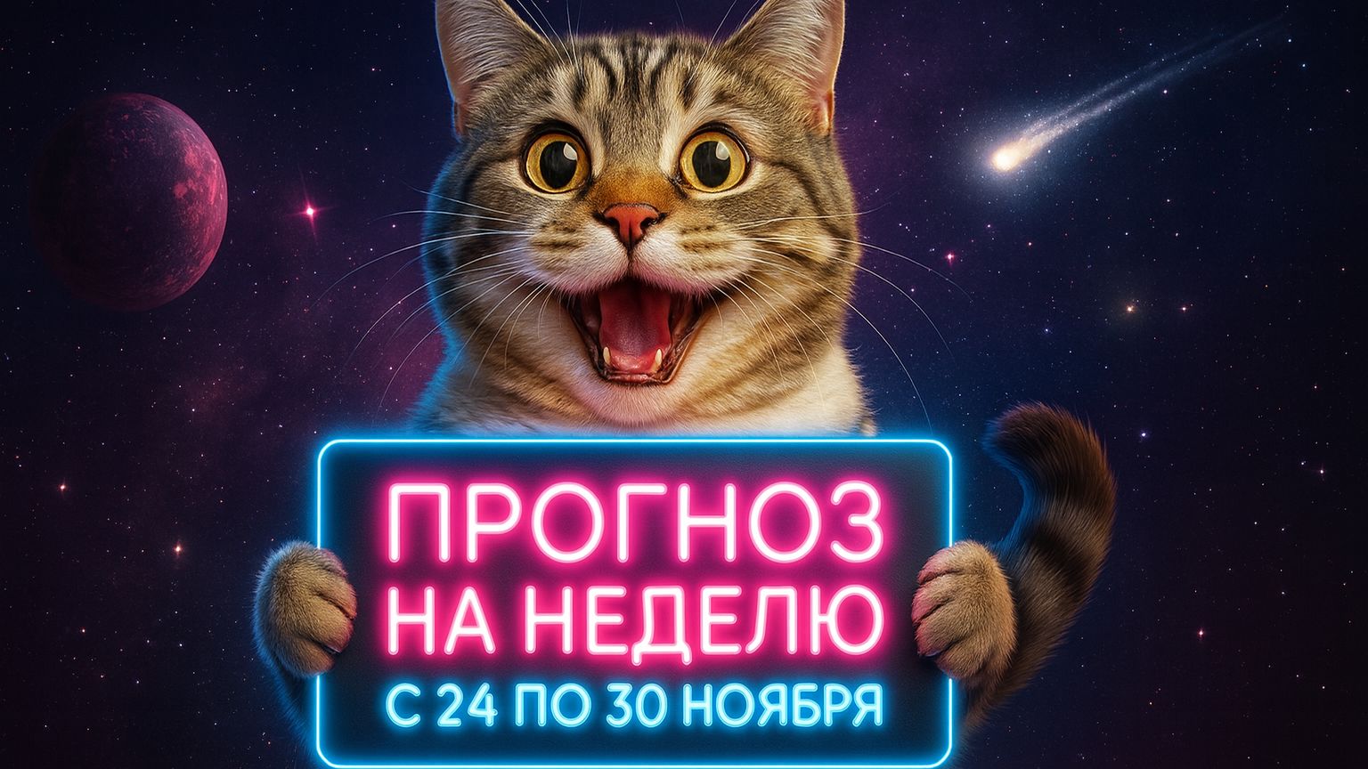 ПРОГНОЗ НА НЕДЕЛЮ с 24 по 30 ноября