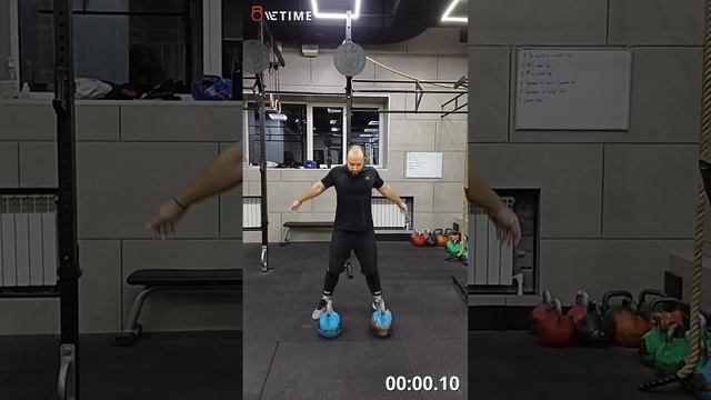 Скоков Никита. Длинный цикл 3 мин. Вес 77кг.