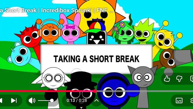 Sprunki не большая сценка Hello