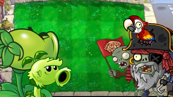 Растения против зомби 2 . Босс в локации 