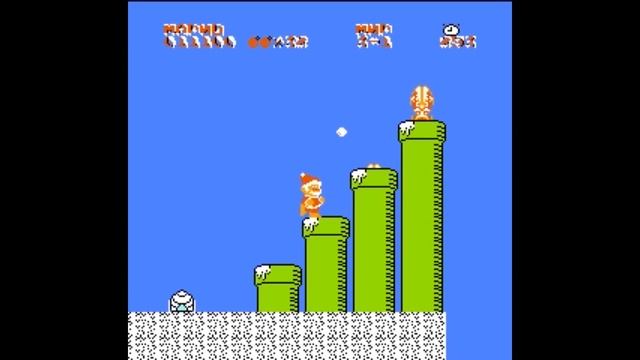 Super Mario Xmas - новогодний хак SMB - поиграем!