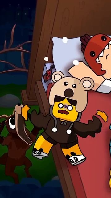 Falling In A Dream Vs Owl 99 NIGHTS IN THE FOREST ROBLOX#roblox#deer #99nightintheforest #animation