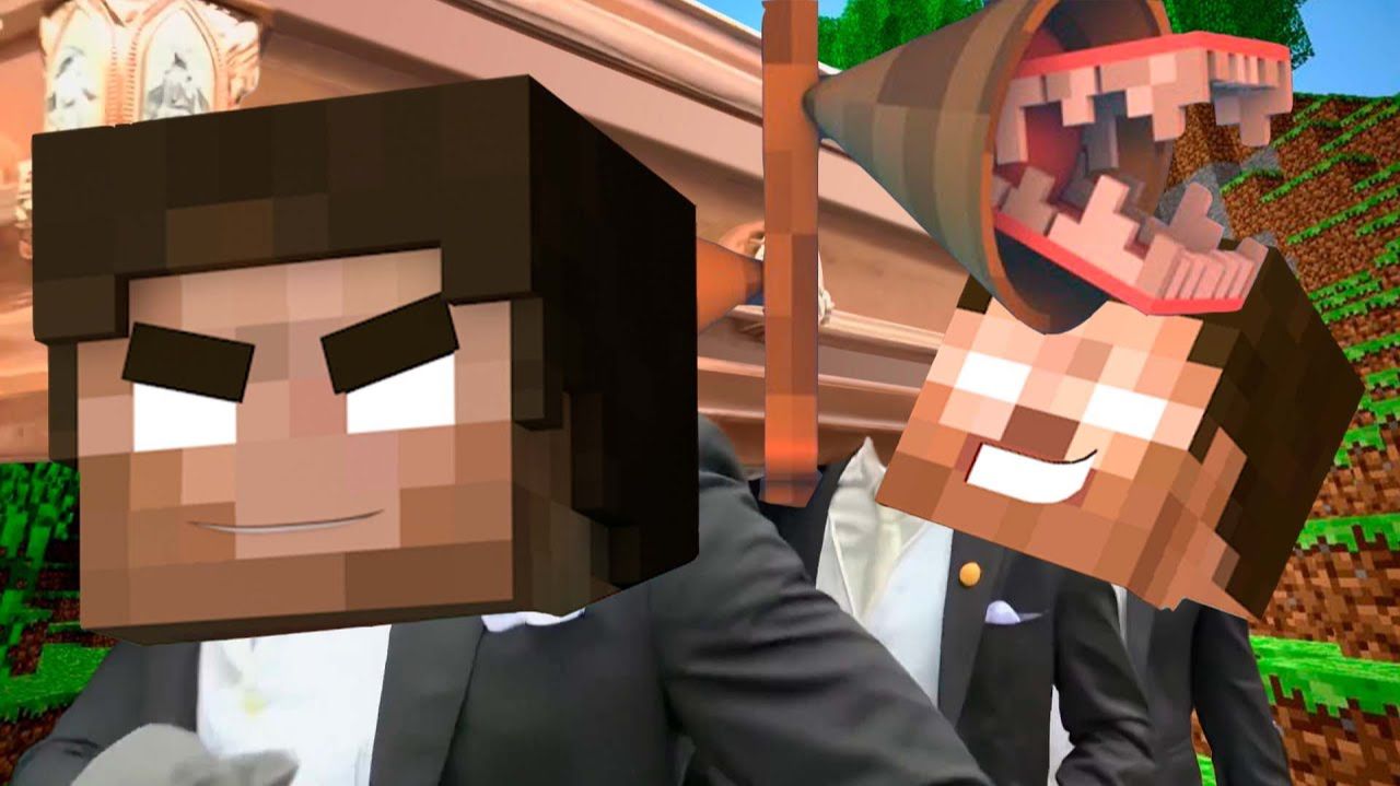 Herobrine Minecraft Vs Siren Head - Coffin Dance Minecraft Song (COVER)