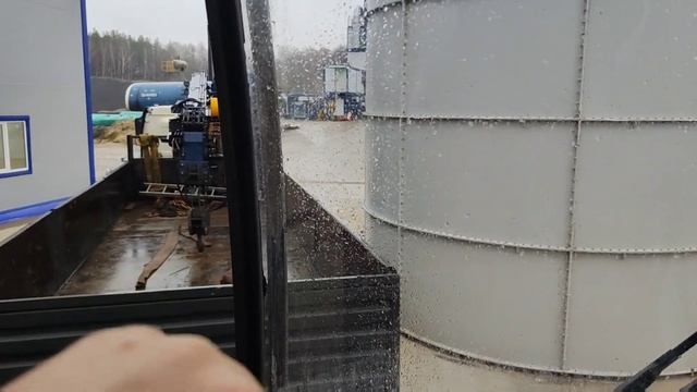 Монтаж силоса общий вес 13 тонн