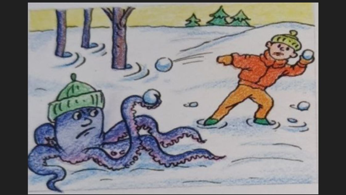 Вася и осьминог