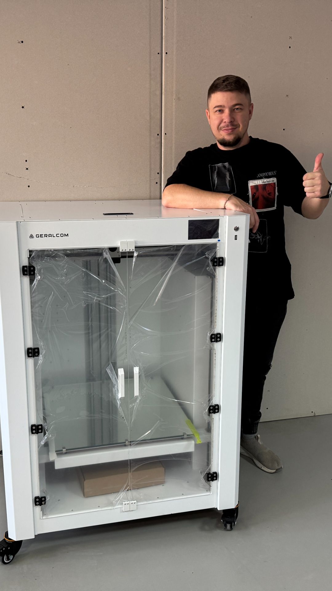 Большой 3D принтер - Geralkom X500 HT #shorts #3d