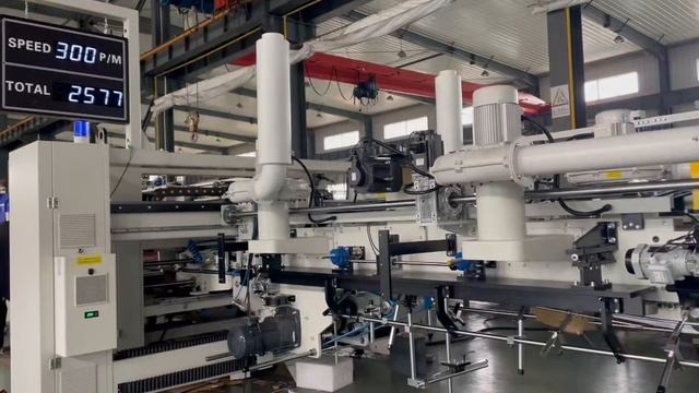 Линия для изготовления гофротары BMK-618 - работа оборудования