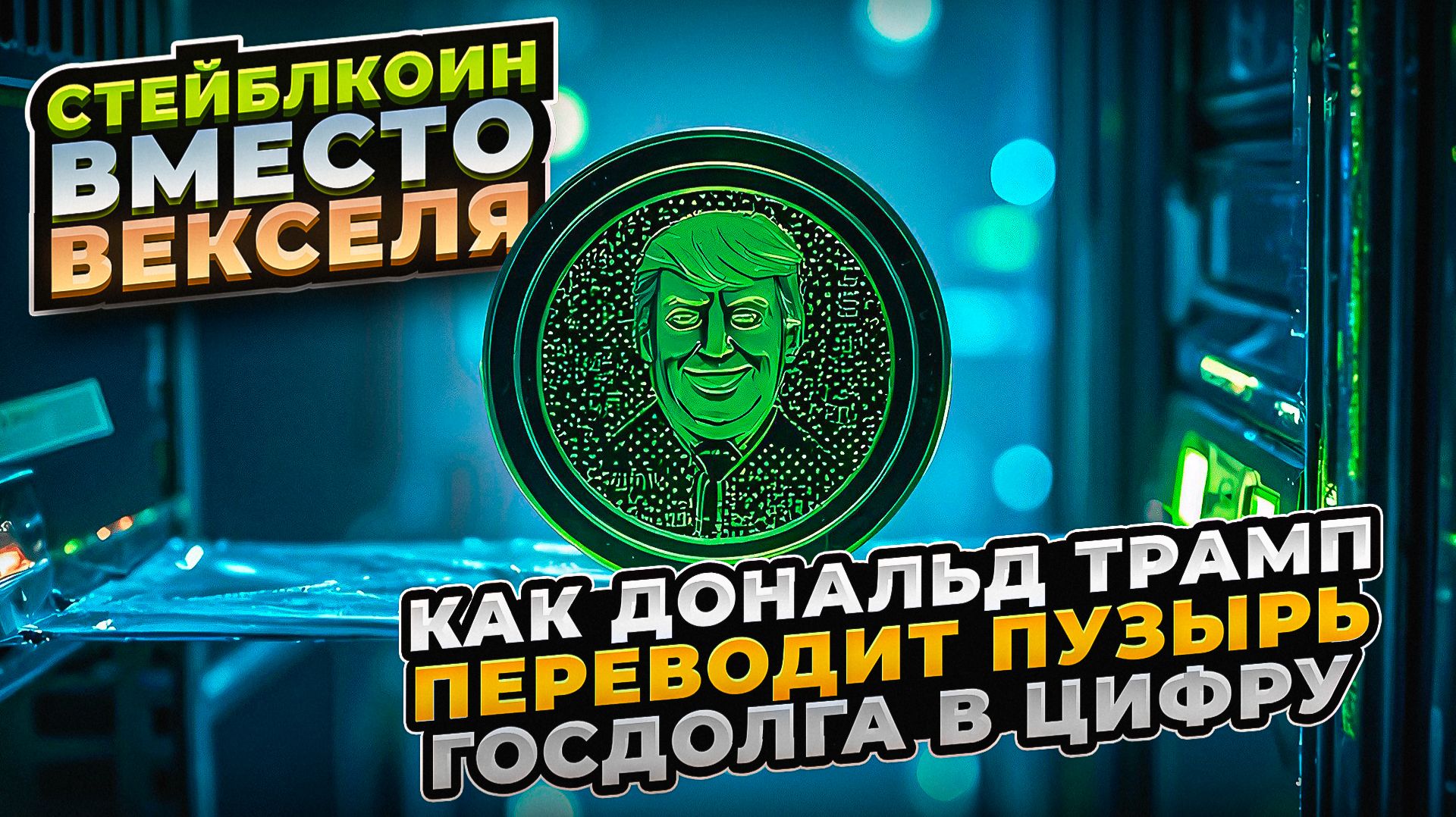 Как Дональд Трамп переводит пузырь госдолга в цифру