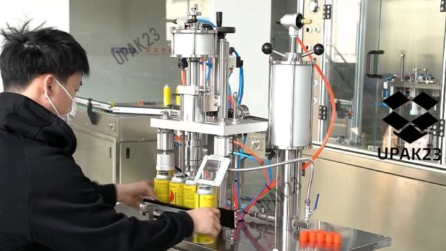 Станок для заправки аэрозольных баллонов