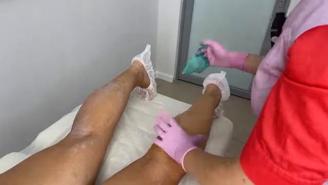 Ноги. Сахарная паста Мятное мороженое