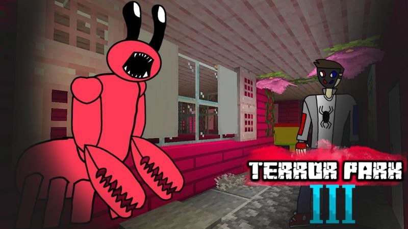 я прохожу карту Terror Park Chapter 3 в Майнкрафт бедроке #1 финал, #minecraft #horror