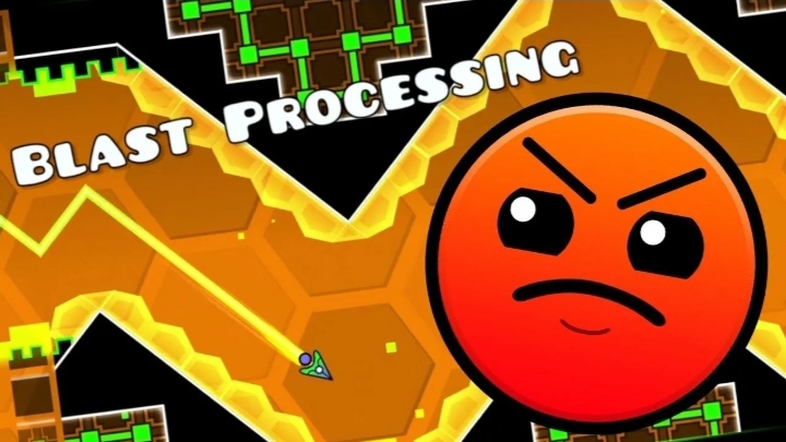 Прошëл BLAST PROCESSING! (геометри даш)