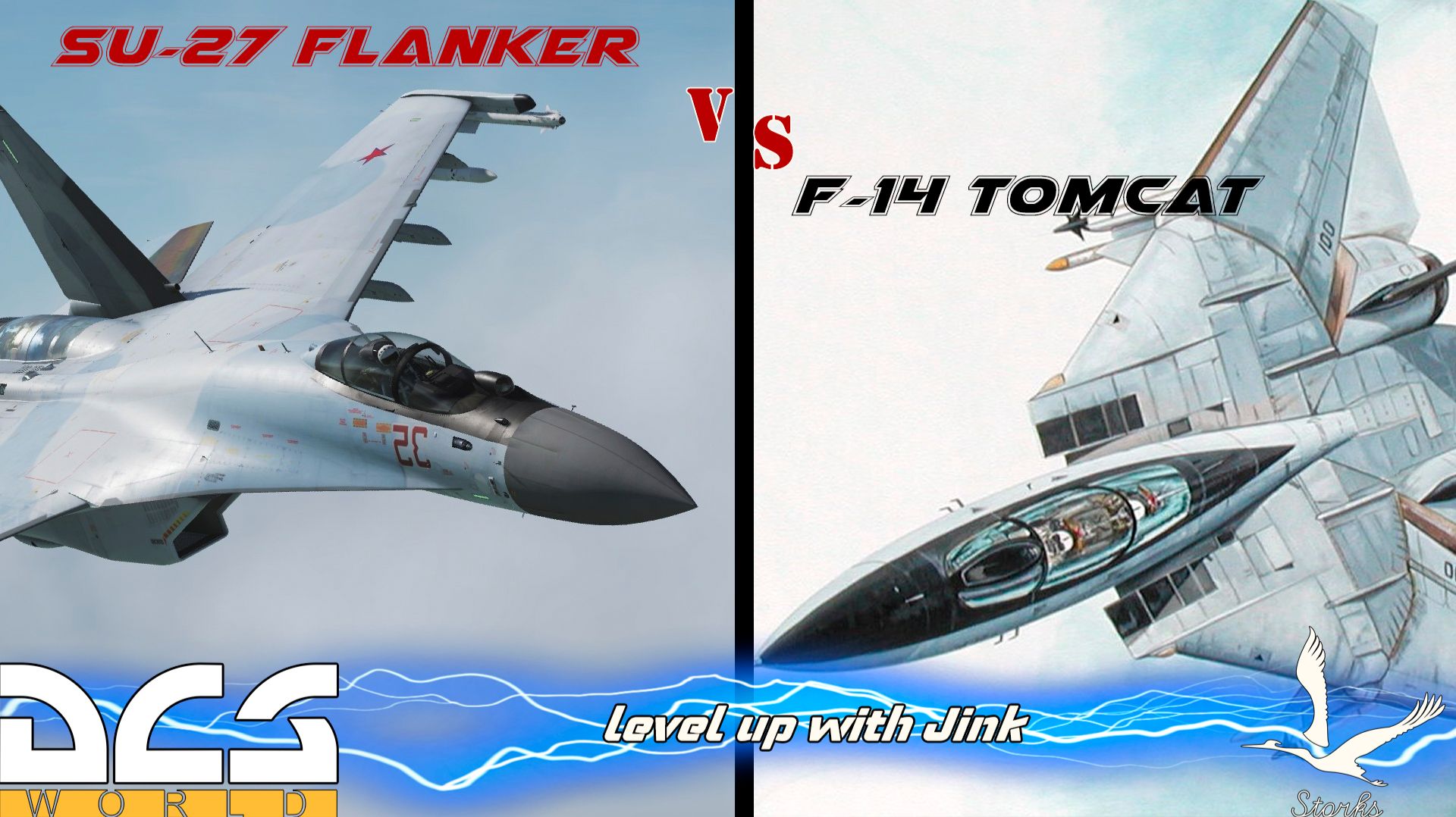 Су-27 против F-14 Tomcat