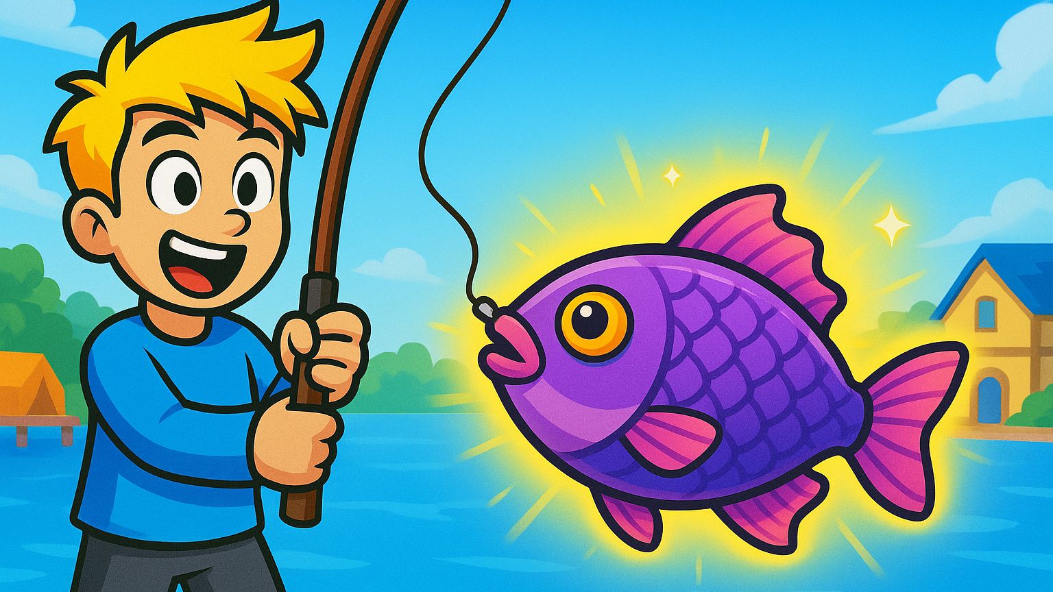 Я ПОЙМАЛ СУПЕР РЕДКУЮ РЫБУ В РОБЛОКС!!!