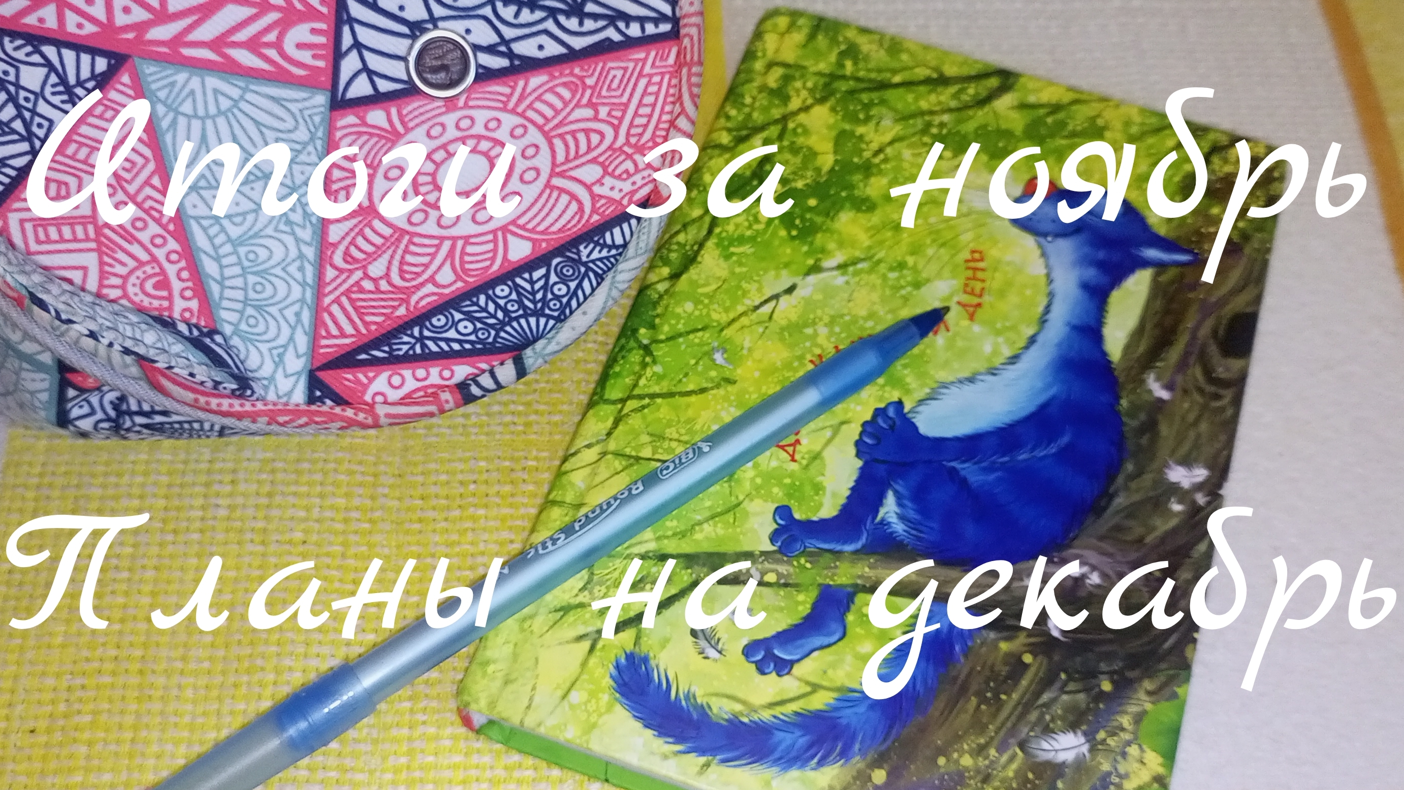 Итоги за ноябрь// планы на декабрь