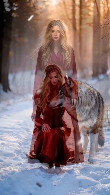 Сказочная история. Волчица. Элеонора Амосова