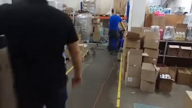 Метлана М50 поломоечная машина на складе в г. Нижний Новгород