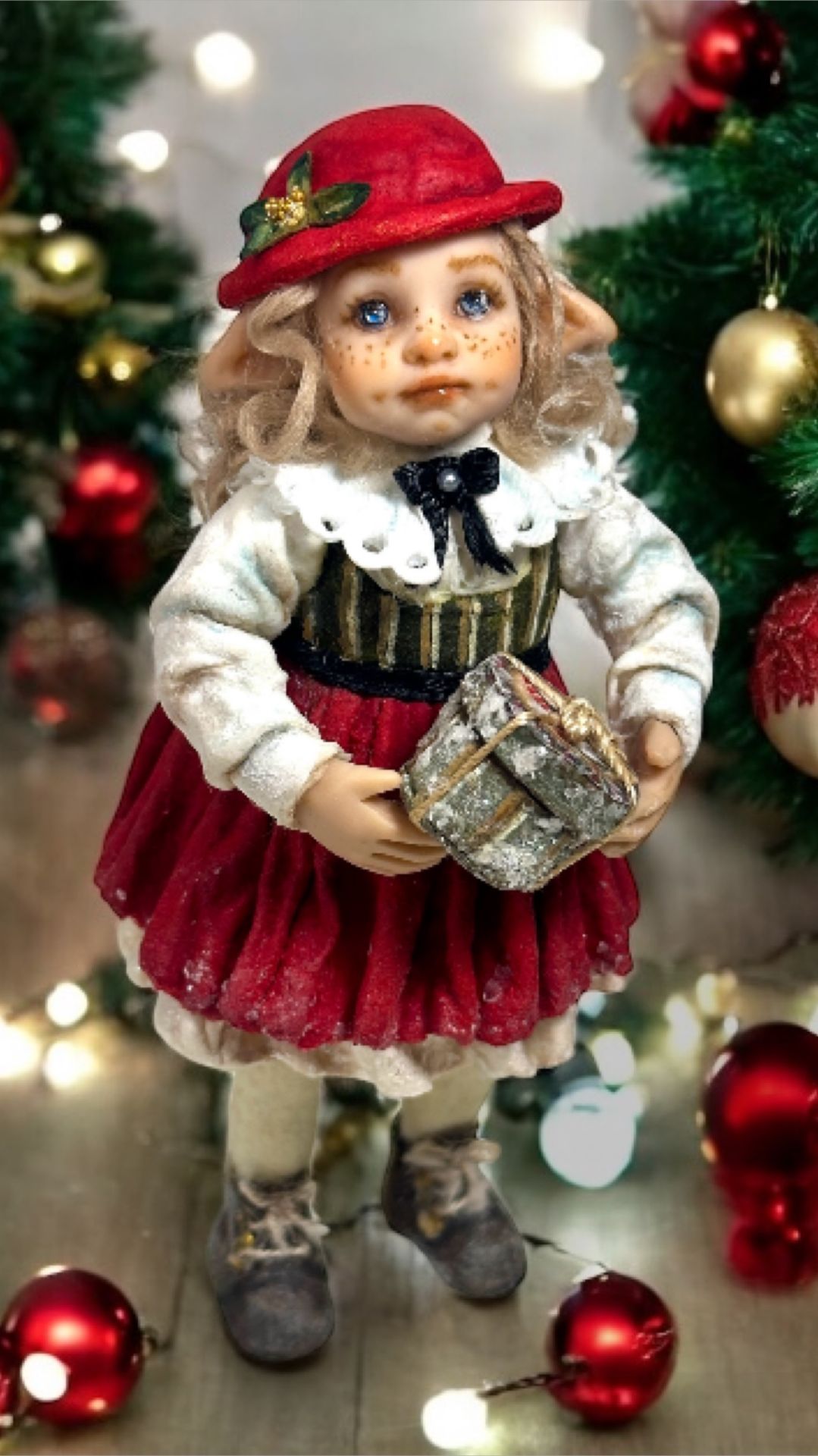 Эльф. Ёлочная игрушка. DIY.