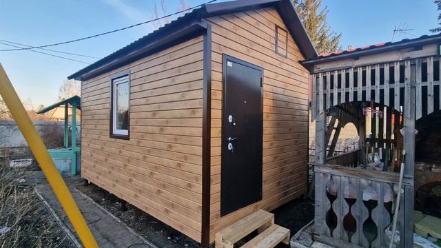 Обзор на Дачный домик 3/5м от компании Лесное раздолье Омск