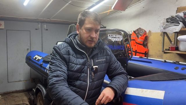 СТАВЛЮ ЛОДКУ НА ЗИМУ. RIVERBOAT RIB 430 + TOYAMA F40 EFI