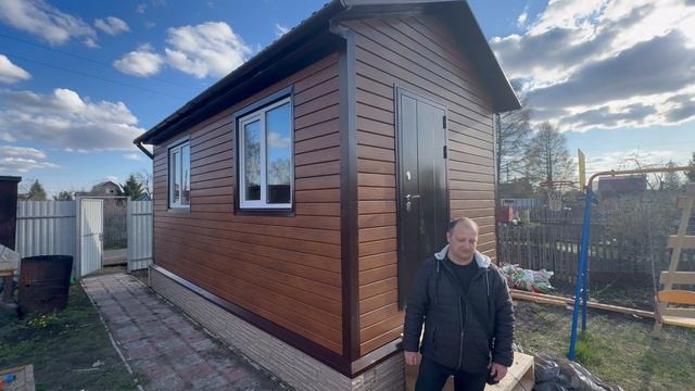 Обзор на Дачный домик 3/6м от компании Лесное раздолье Омск