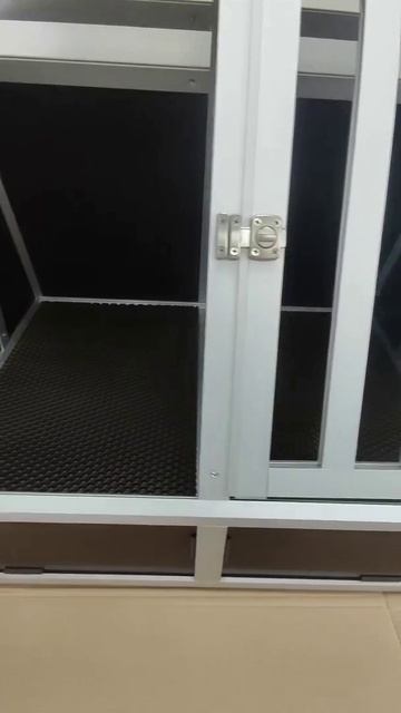 Наш первый реализованный проект с трапециевидным вольером для клиентки из Волгограда!