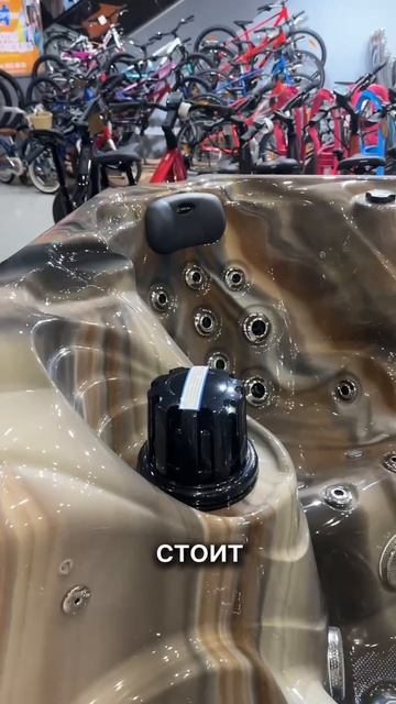 Компактный спа бассейн джакузи для улицы на 5 места Delfi Spa Flores