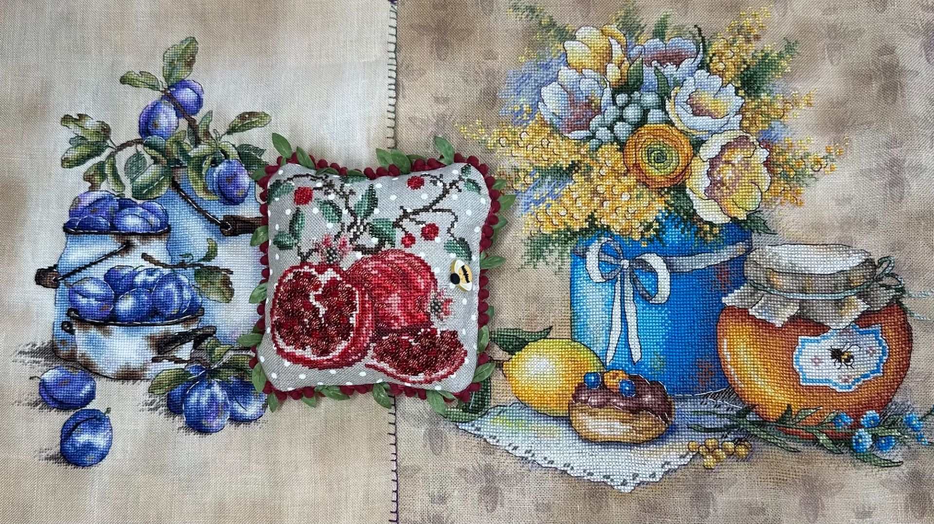 #66 Вышивальный ноябрь: 5 финишей и много покупок