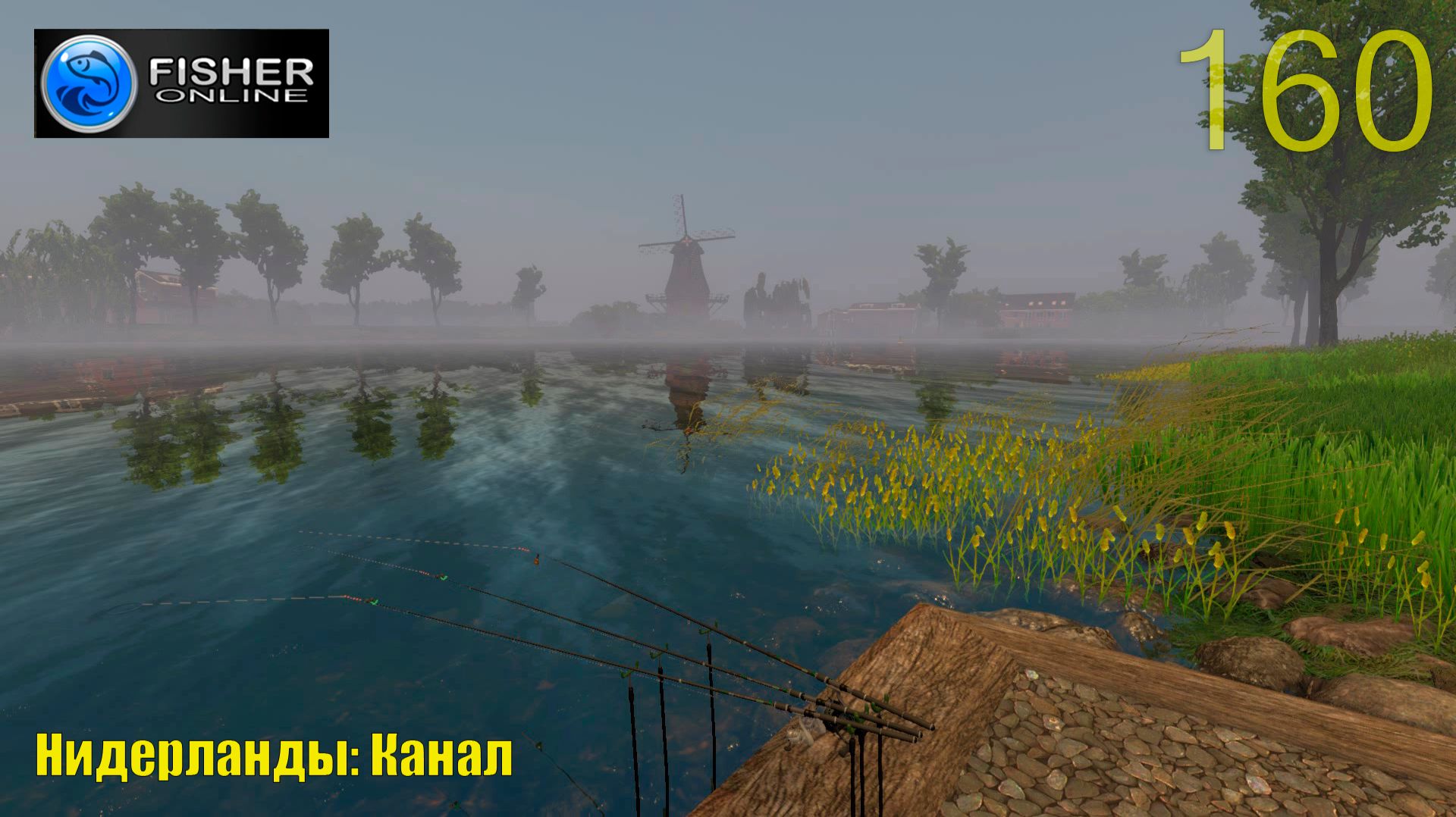 #160 Нидерланды: канал ч.3 Путь к бронзе: финишные выловы.  Прохождение Fisher Online