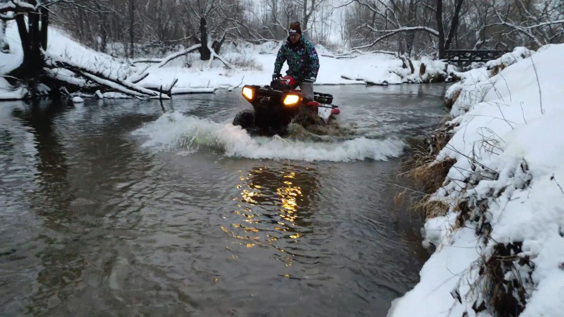 POLARIS SportsMan 500 снег и вода .....
