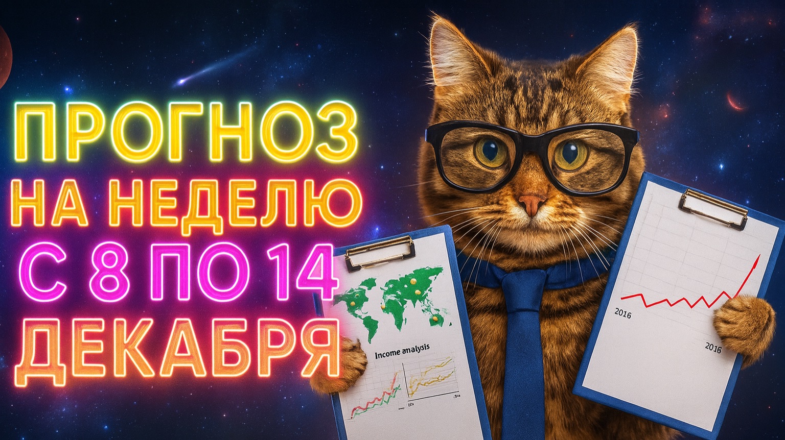 Прогноз на неделю с 8 по 14 декабря