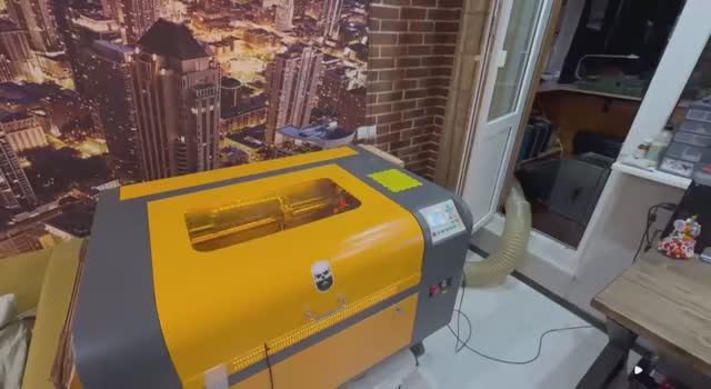 Установка лазерного станка в квартире