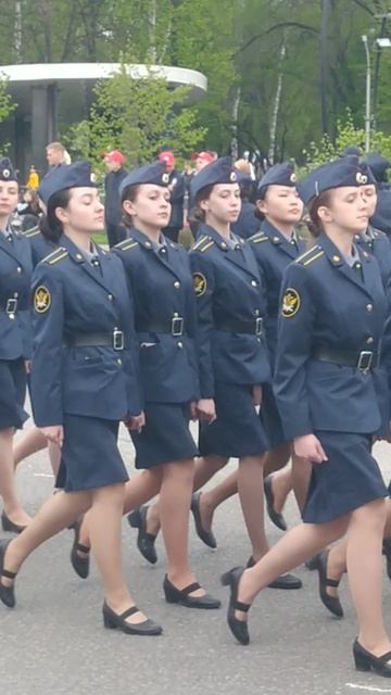Курсантки Кузбасского Института ФСИН Новокузнецк Дата съёмки 7.05.25