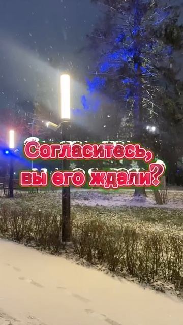 Долгожданный снег в Чебоксарах