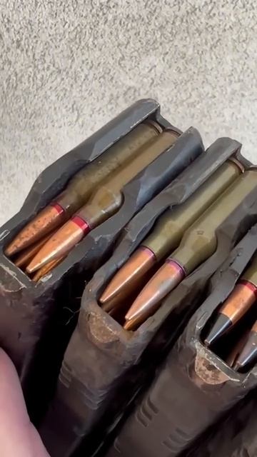 Цветовая маркировка патронов калибра 5,45 для автомата Калашникова.