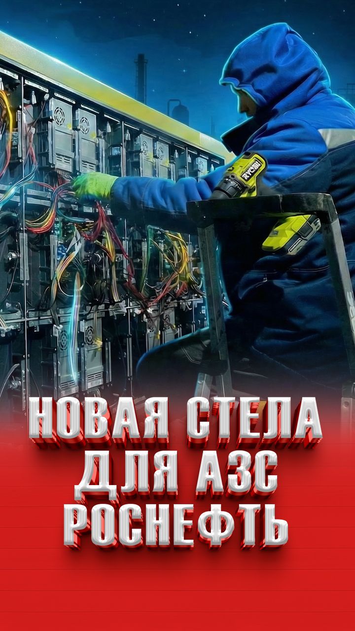 Новая стела для компании Роснефть