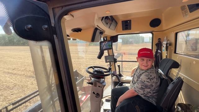 Молотим горох и ячмень