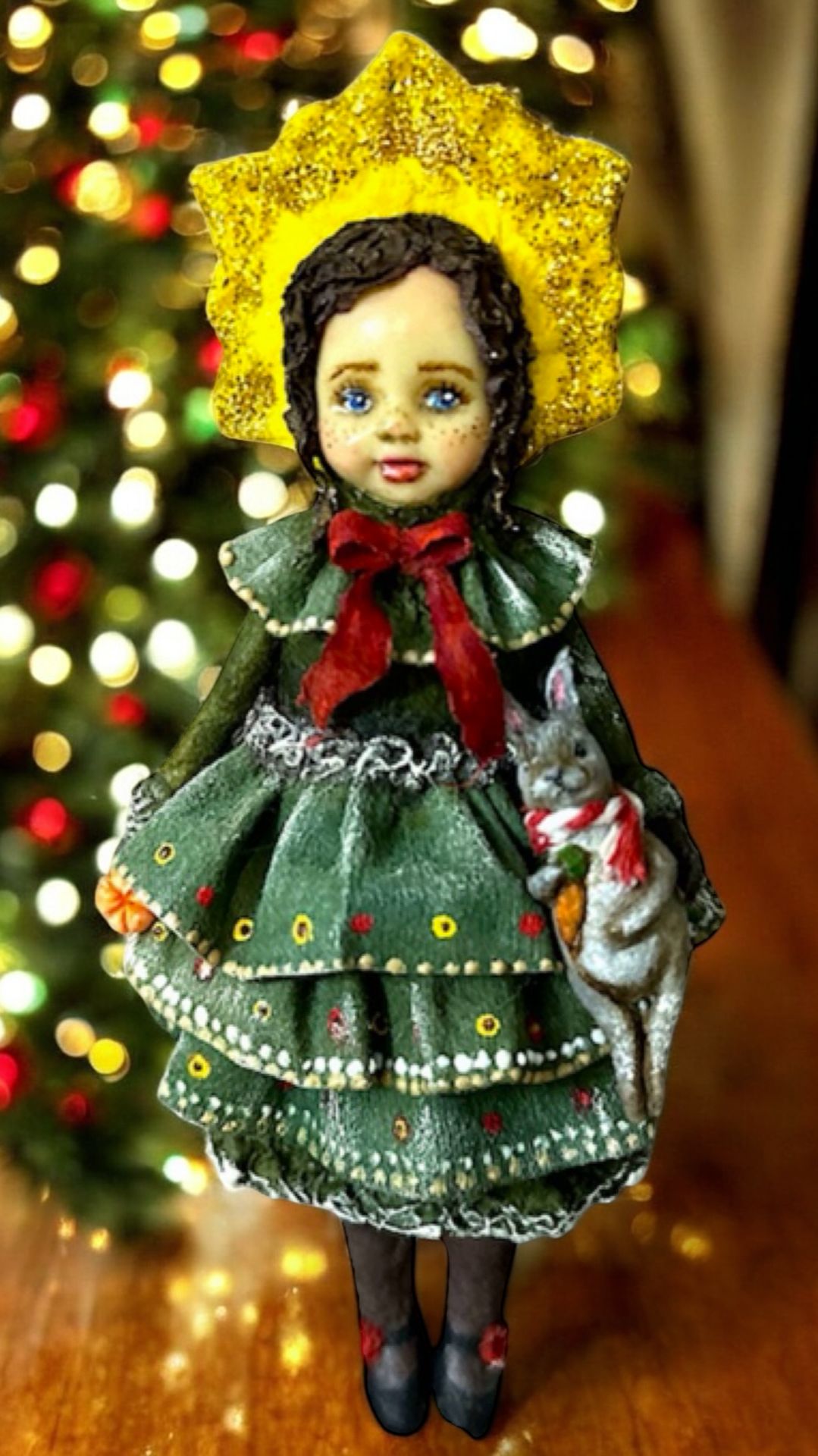 Девочка-ёлочка. Ёлочная игрушка. DIY.