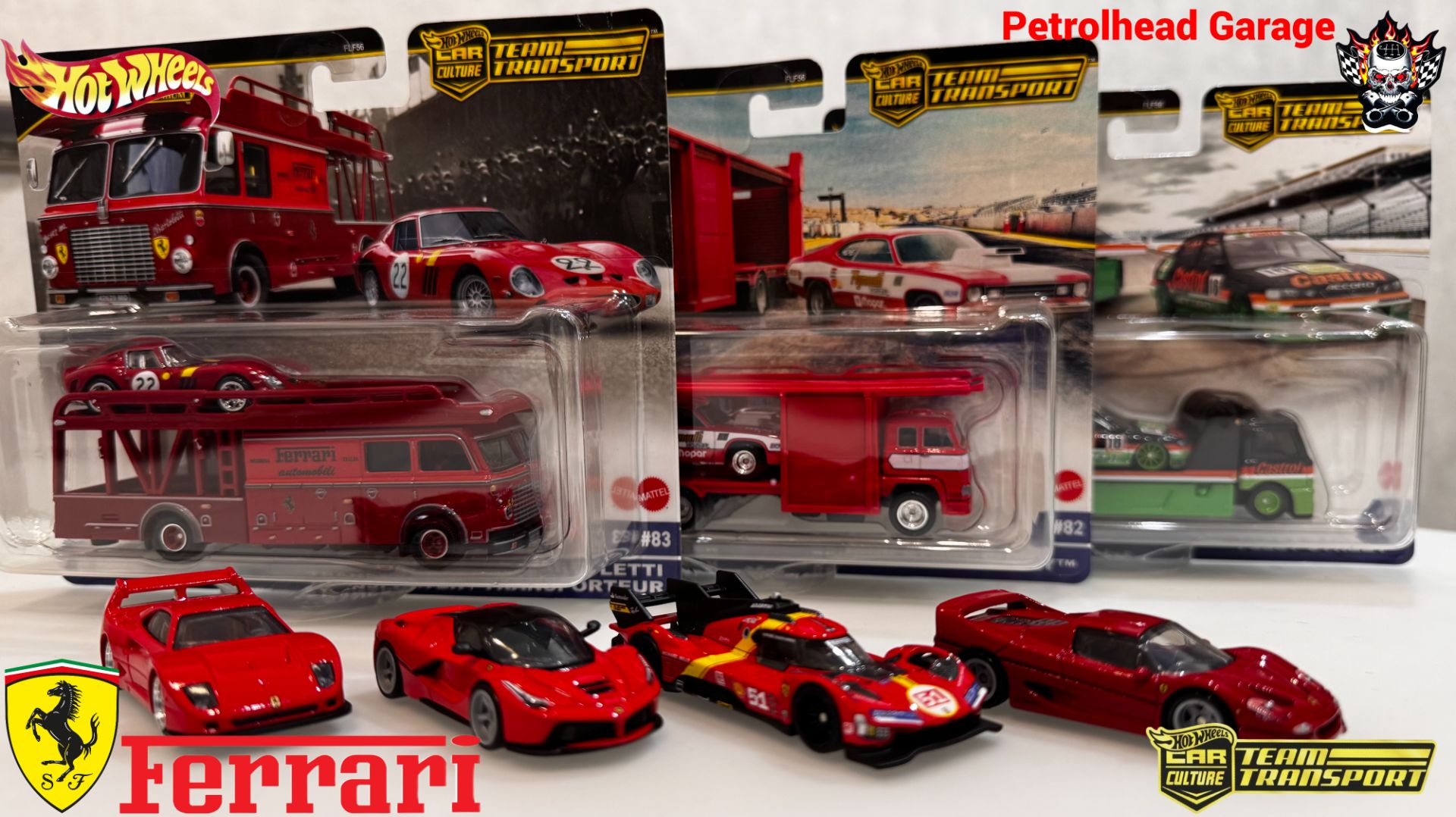 Ferrari 2025 и Team Transport от Hot Wheels