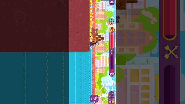 играю чуть-чуть трафик и потом играем в Bowmaster