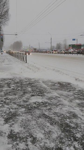 выпал снег в Ульяновске