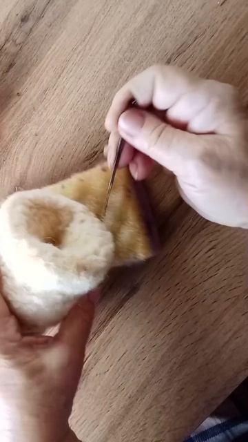 Матрёшка, сваляная из шерсти