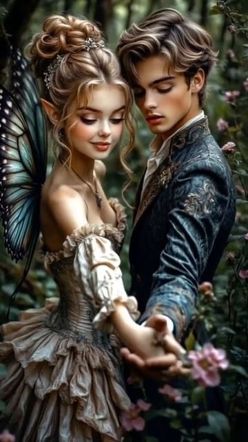 #девушка #юноша #любовь #фэнтези #ai #aiart #нейросеть #цифроваяживопись #творю #творчество